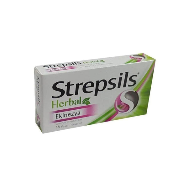 Strepsils ستريبسيلز هيربال إيكيناشيا 16 قرص
