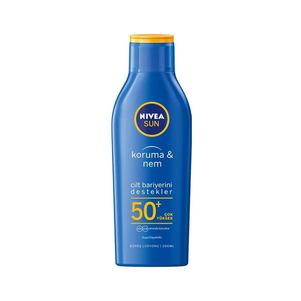 Nivea Sun SPF +50 Sunscreen & 48 Moisturizing Sun Lotion 200 ml